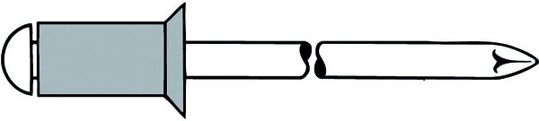 Blindnieten Gesipa Aluminium 5x8 mm 500er Pack Blindnieten Gesipa Aluminium 5x8 mm 500er Pack